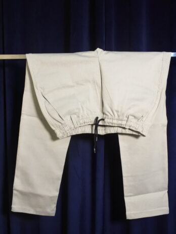 Whitish Grey Stretchable Elasticated Trouser