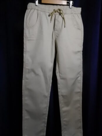 Beige Elasticated Trouser