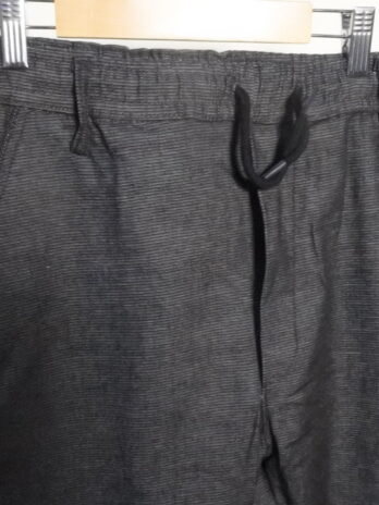 Black Stretchable Elasticated Trouser