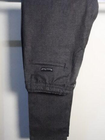 Black Stretchable Elasticated Trouser