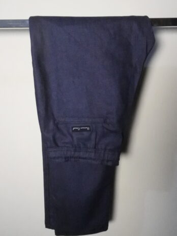 Navy Stretchable Denim Elasticated Trouser